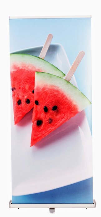 roll-up-banner-triangle-werbung-melone